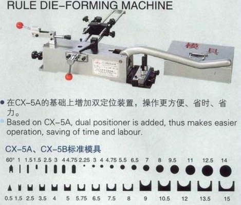 La regola muore formare la macchina automatica manuale a macchina della piegatrice con 41 modulo