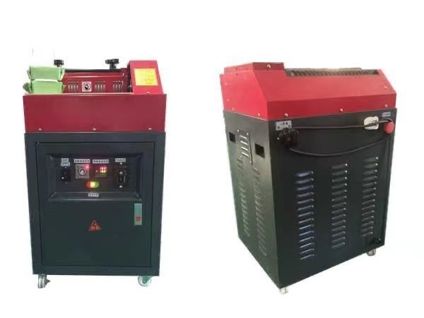 Macchina di imballaggio automatico con regolazione della velocità variabile per rivestimento con colla di fusione a caldo con capacità di serbatoio di 5 kg e larghezza di rivestimento 400 mm