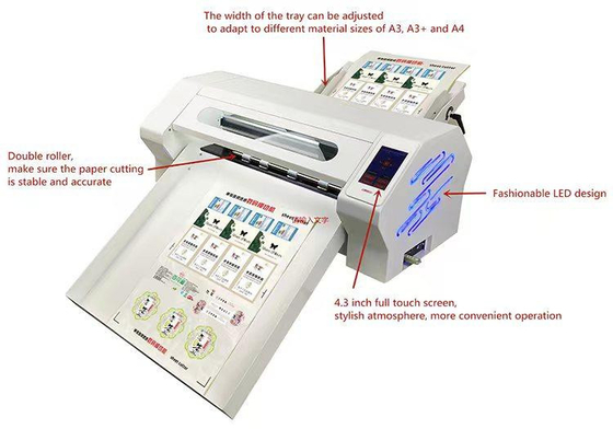 Macchina automatica per tagliare adesivi per etichette di qualità