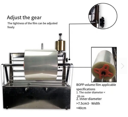 Macchina manuale di imballaggio con involucro termocontrattile del film dell'impacchettatrice ACW88 del cellofan