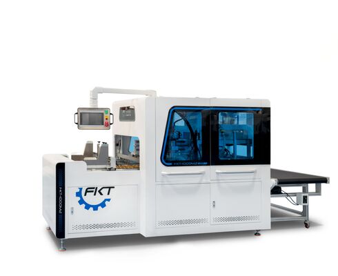 Macchina automatica per imballaggio con alimentazione AC220V/50Hz e velocità di 23-32 pezzi/min per incollaggio di lamiere
