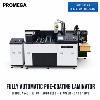 Macchina automatica per la laminazione di film pre-rivestiti, velocità 30 m/min, capacità di spessore 157-400 g, peso 2000 kg, garanzia 1 anno, origine CN
